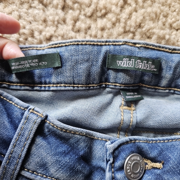 Wild Fable Hi-Rise Flared Jeans - Picture 6 of 8